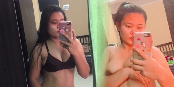 รูปหลุดทางบ้าน สาวอวบถ่ายหมอยโชว์หี เก็บรูปหุ่นเด็ด ๆ เอาไว้อวดเด็กที่กำลังคุย