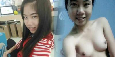 รูปโป๊ของไทย เด็กฝึกงานวัยใส ถ่ายหีโชว์รุ่นพี่ที่บริษัท ถอดหมดเลยเเบบเสียว