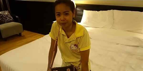 หนังเอ็กซ์ไทย เย็ดรูหีสาวไทยในโรงเเรม นอนถ่างหีให้ควยซอยจนน้ำแตกแฉะ ๆ