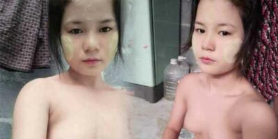 หลุดภาพโป๋จากทางบ้านของ สาวพม่าอ้าหีโชว์เสียว อวดนายจ้างเจ้าของร้านสุดหื่นได้ดู xxx
