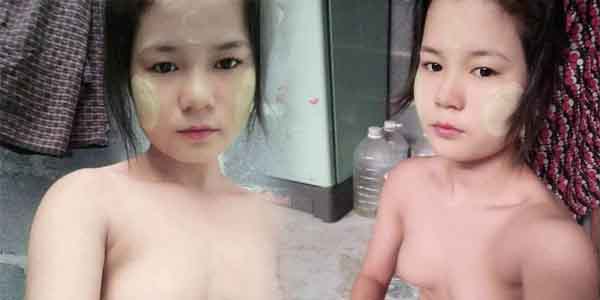 สาวพม่าอ้าหีโชว์เสียว