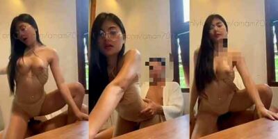 ดูคลิปลับ สาวแว่น แหกหีขึ้นขย่มควยแฟนหนุ่ม เย้ดกัน  xxx กระหน่ำแทงจนรูกรวงโบ๋เลย