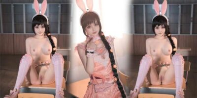 ดูรูปโป๊ twitter BLACQKL สาวน้อยหอยเนียนงานดีหีสวย คอสเพลย์ชุดกระต่ายน่าเย้ด